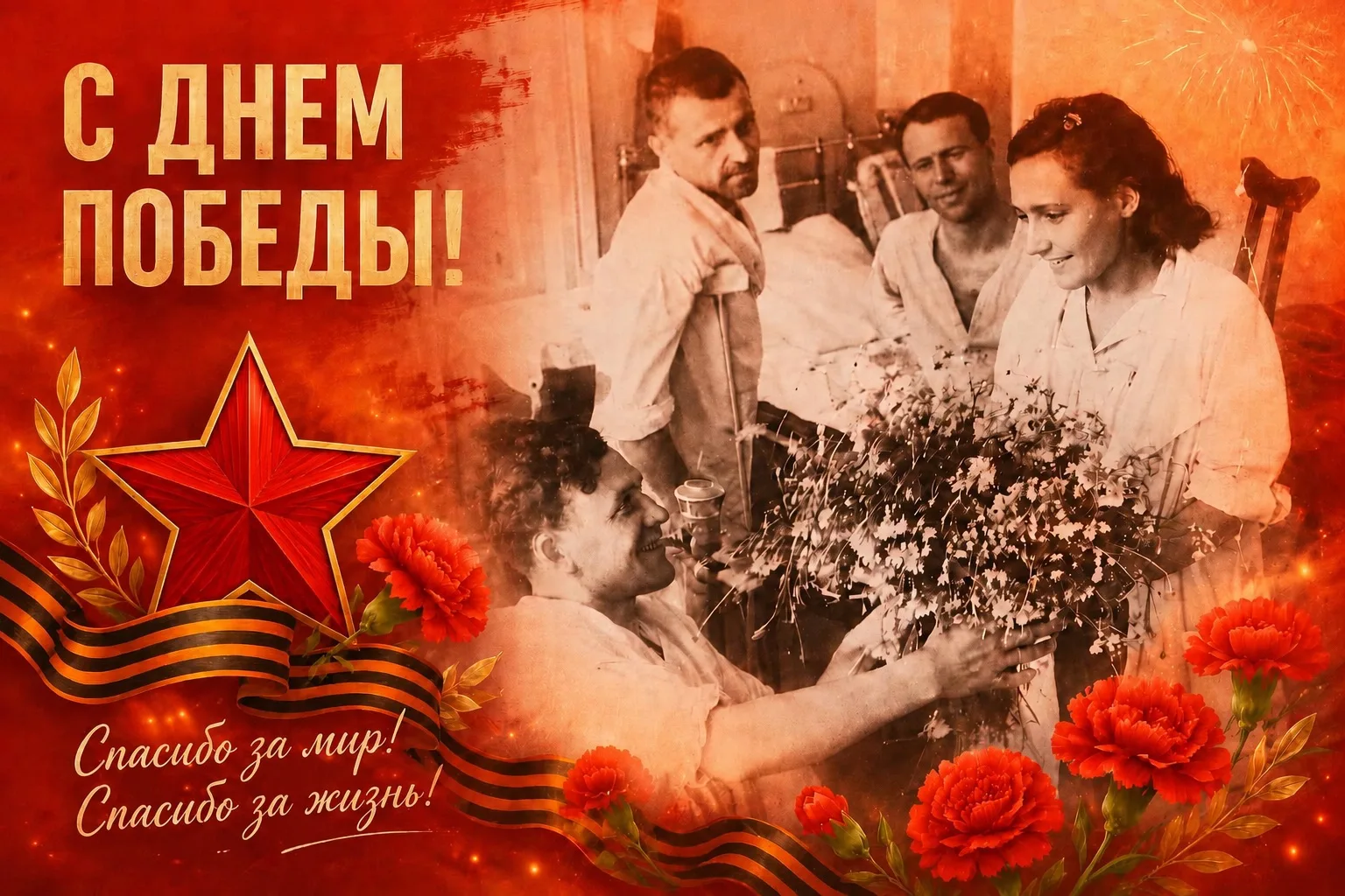 Поздравление министра здравоохранения Чувашии Ларисы Тарасовой с Днем Великой Победы