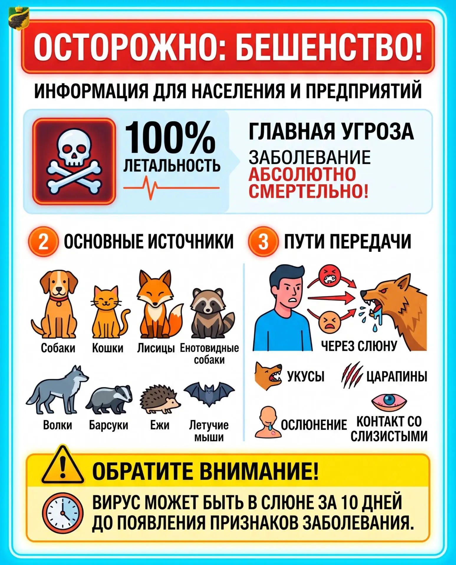 ⚡ Защита от «тихой» угрозы: что нужно знать о бешенстве