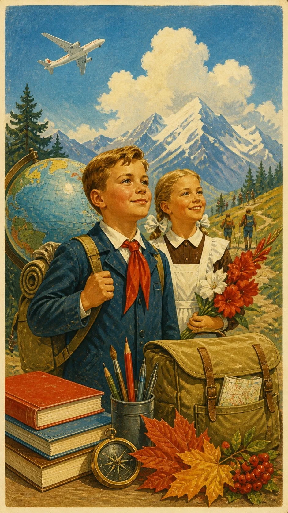 С Днём знаний 💐 , наши любимые путешественники!