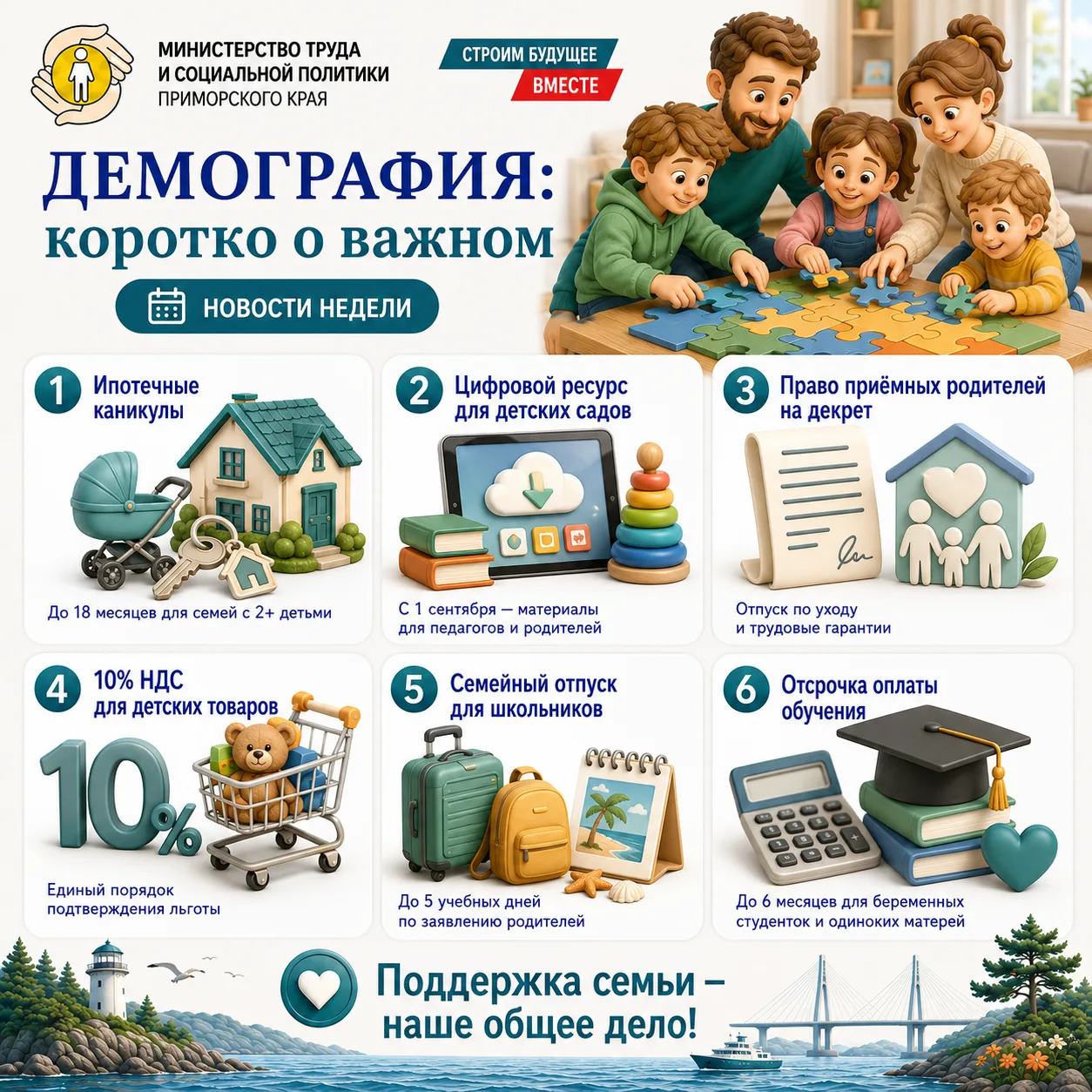 👨‍👩‍👧‍👦 Демография: коротко о важном