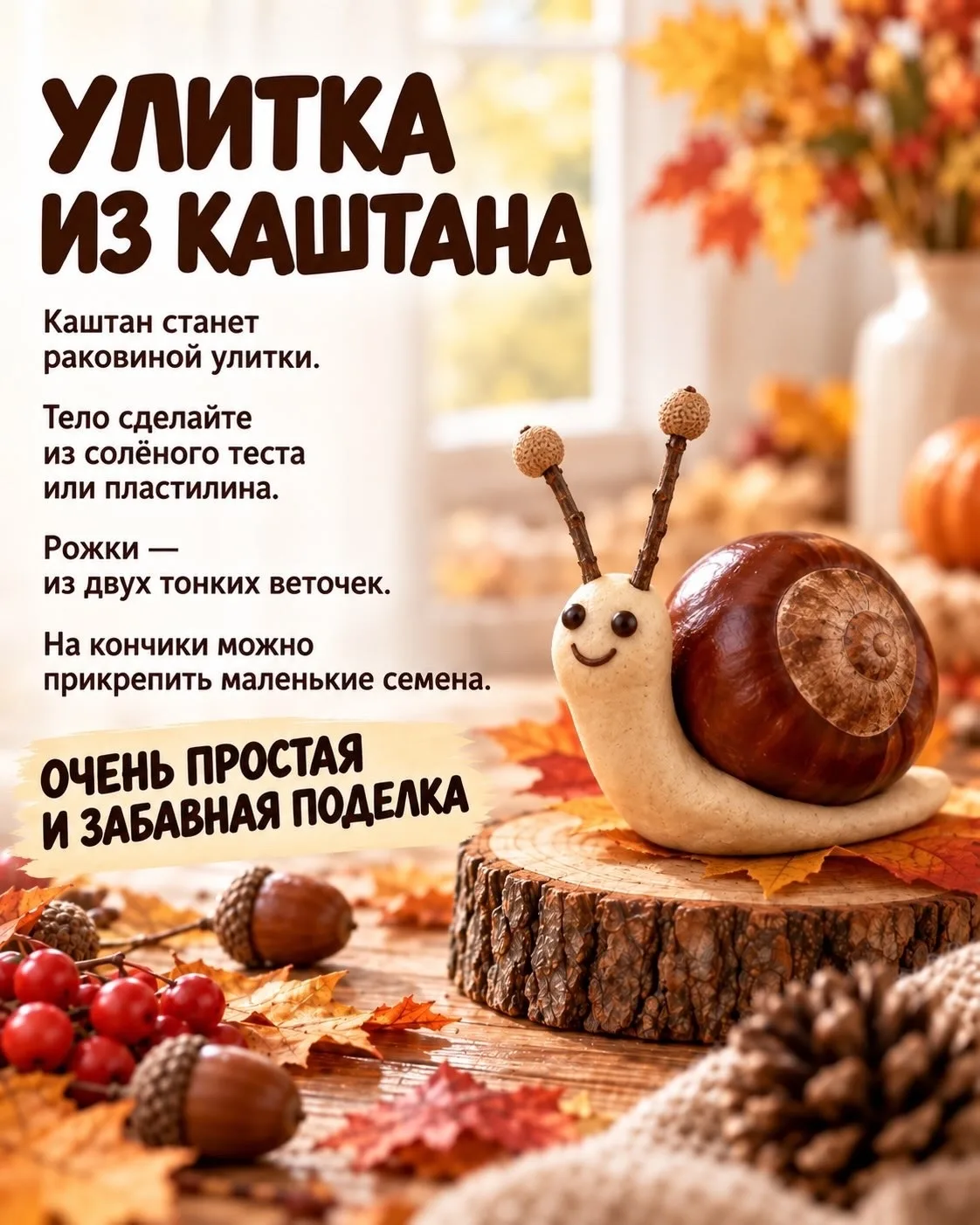 9 идей для осенних поделок 🍁