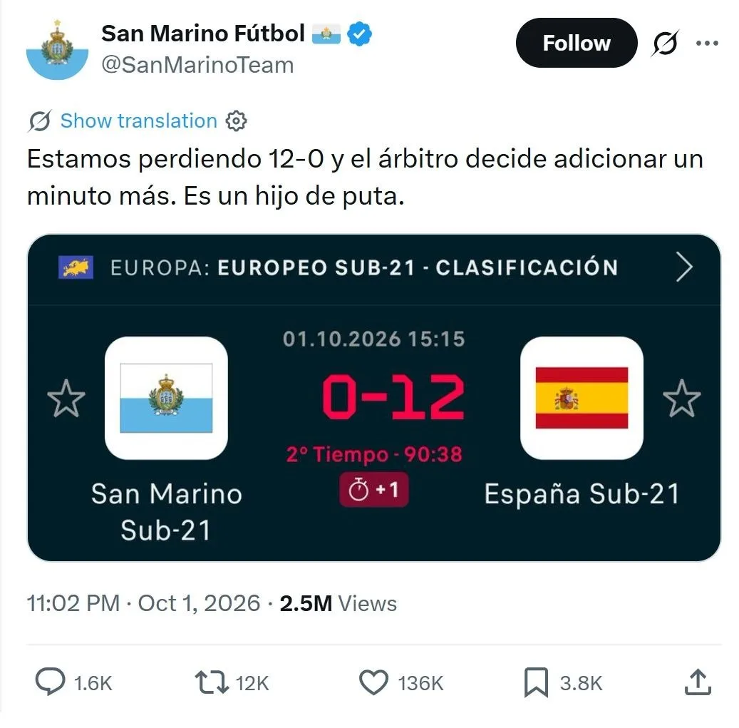 «Мы летим 0:12, а судья решил накинуть сверху еще минуту. СУЧИЙ СЫН!»