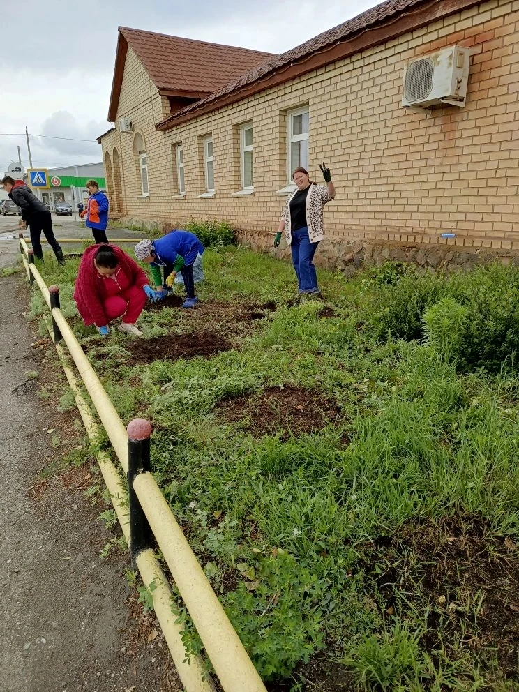 🌼🌤Вчера нам погода благоволила, и мы провели замечательный субботник, в ходе которого высадили мно