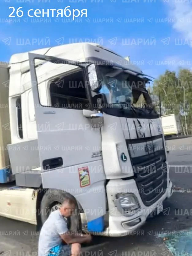 Продолжаются удары по фурам на пункте пропуска «Красный Камень» на российско-белорусско...