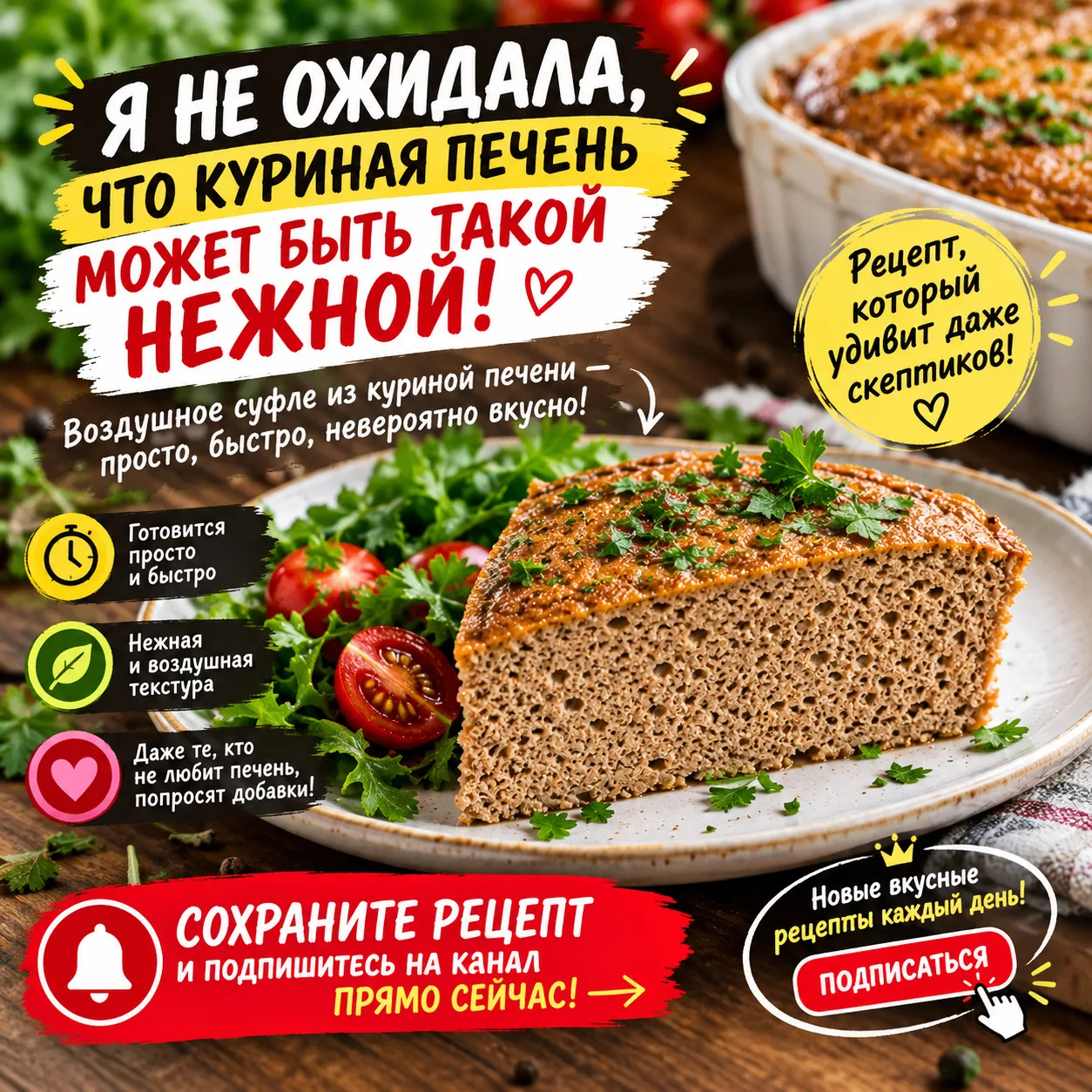 🔥 Я НЕ ОЖИДАЛА, ЧТО КУРИНАЯ ПЕЧЕНЬ МОЖЕТ БЫТЬ ТАКОЙ НЕЖНОЙ!