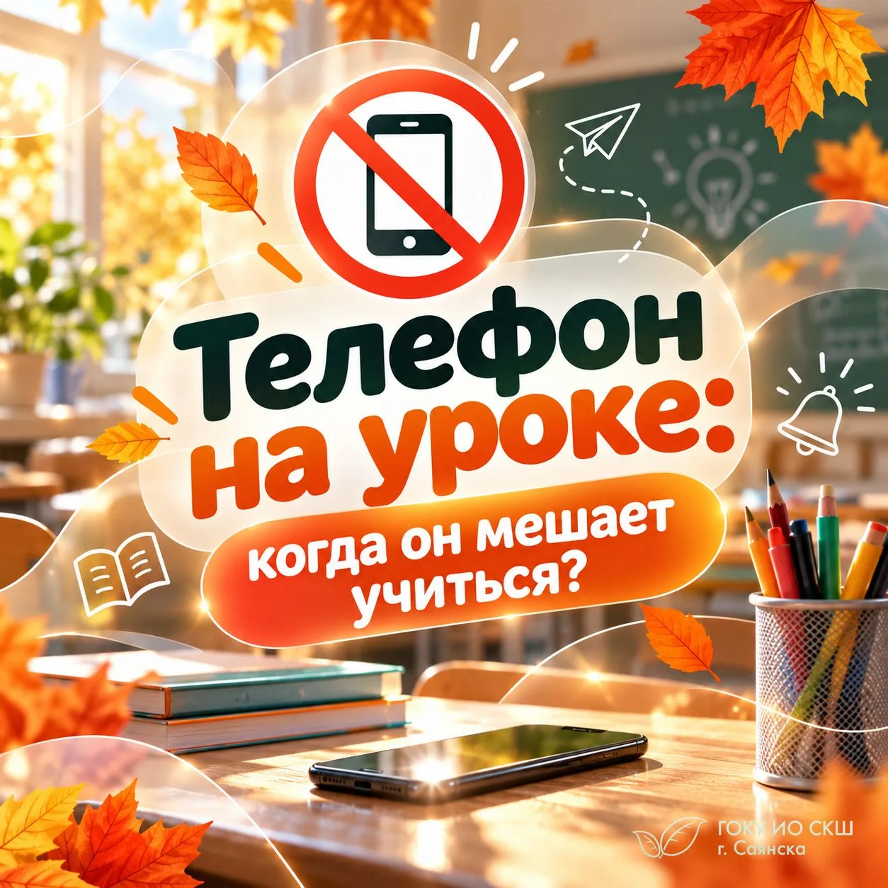 📵 Телефон на уроке: когда он мешает учиться?