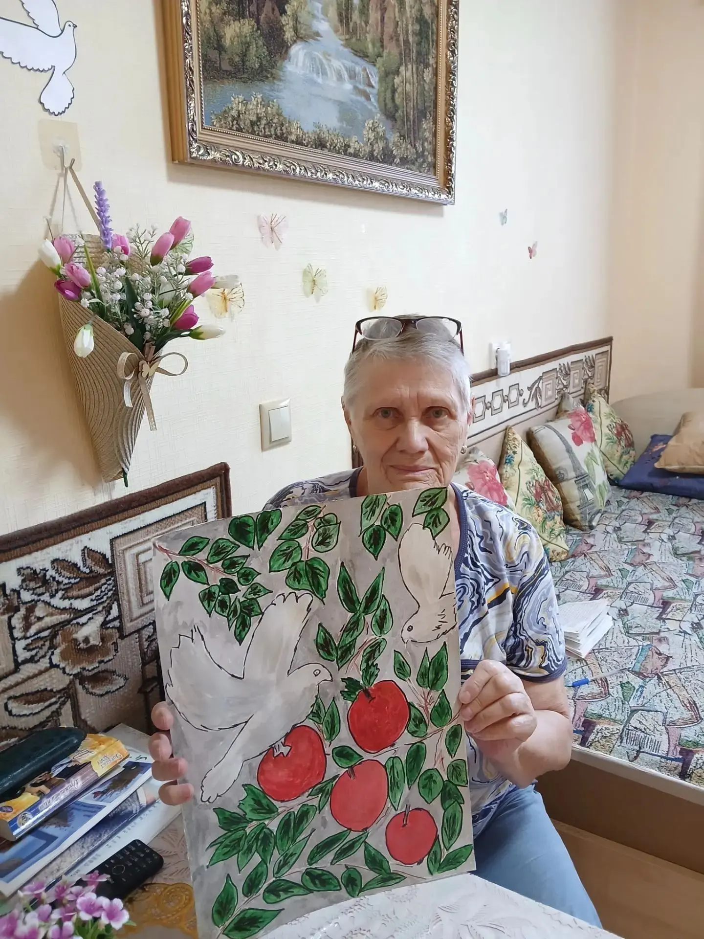 В ожидании Яблочного Спаса: запечатлеем праздничное настроение на холсте.