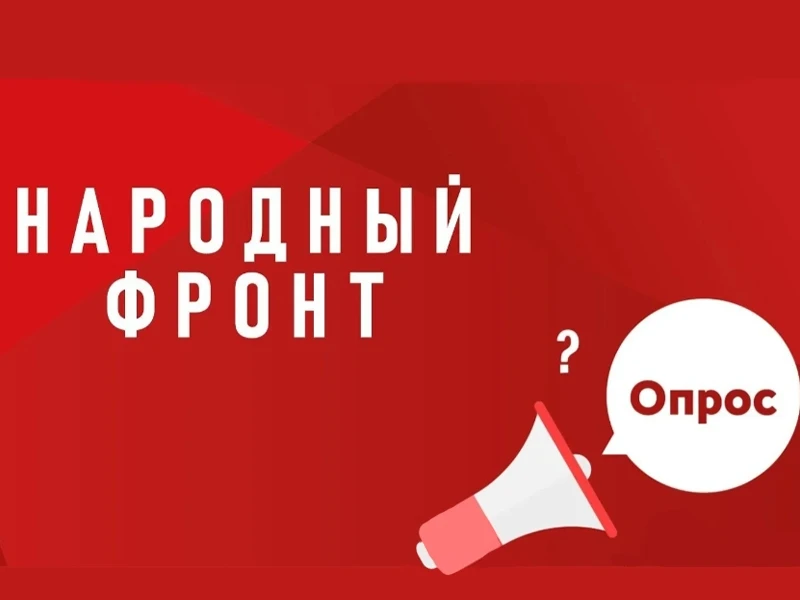 Общероссийский народный фронт «За Россию» запустил опрос о проведении мониторинга досту...