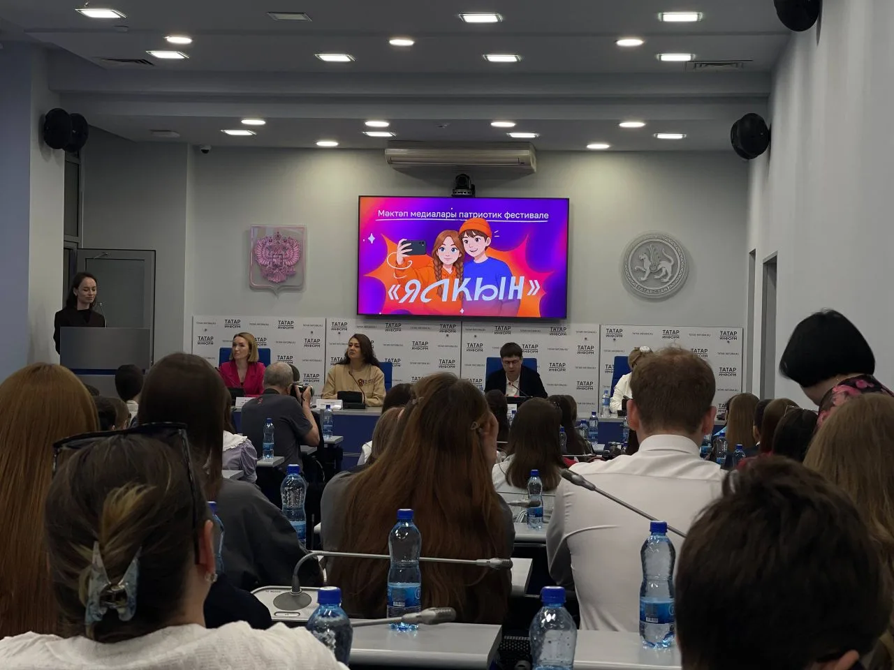 🔥 Финал фестиваля «Ялкын»: Школьные медиа Татарстана зажгли в Казани! 🔥  6 мая в «Татмедиа» прошёл з