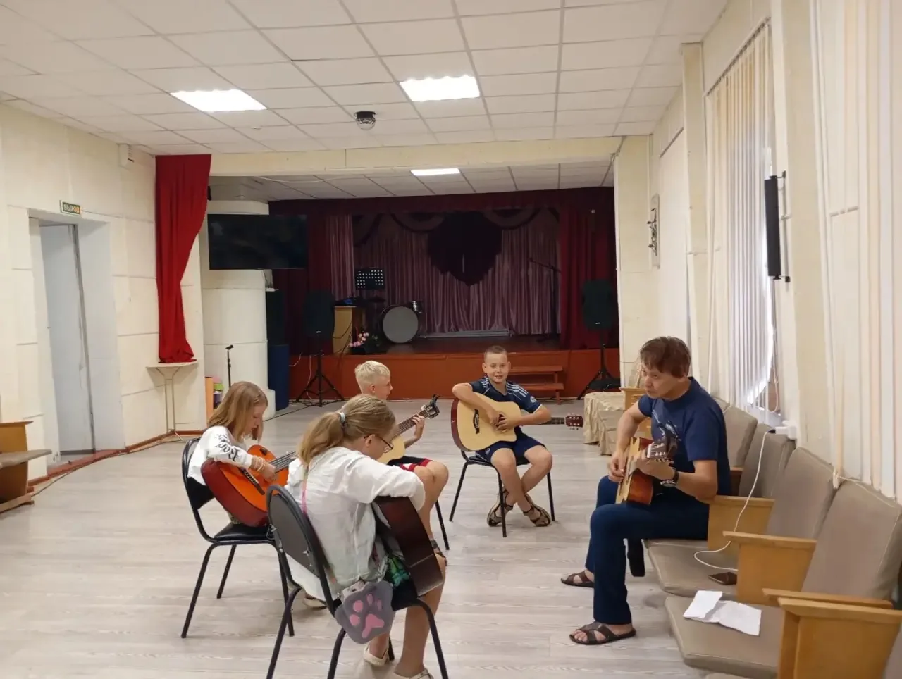 В ДД «Шумейковский» огромной популярностью в дни летних каникул пользовались занятия в ...