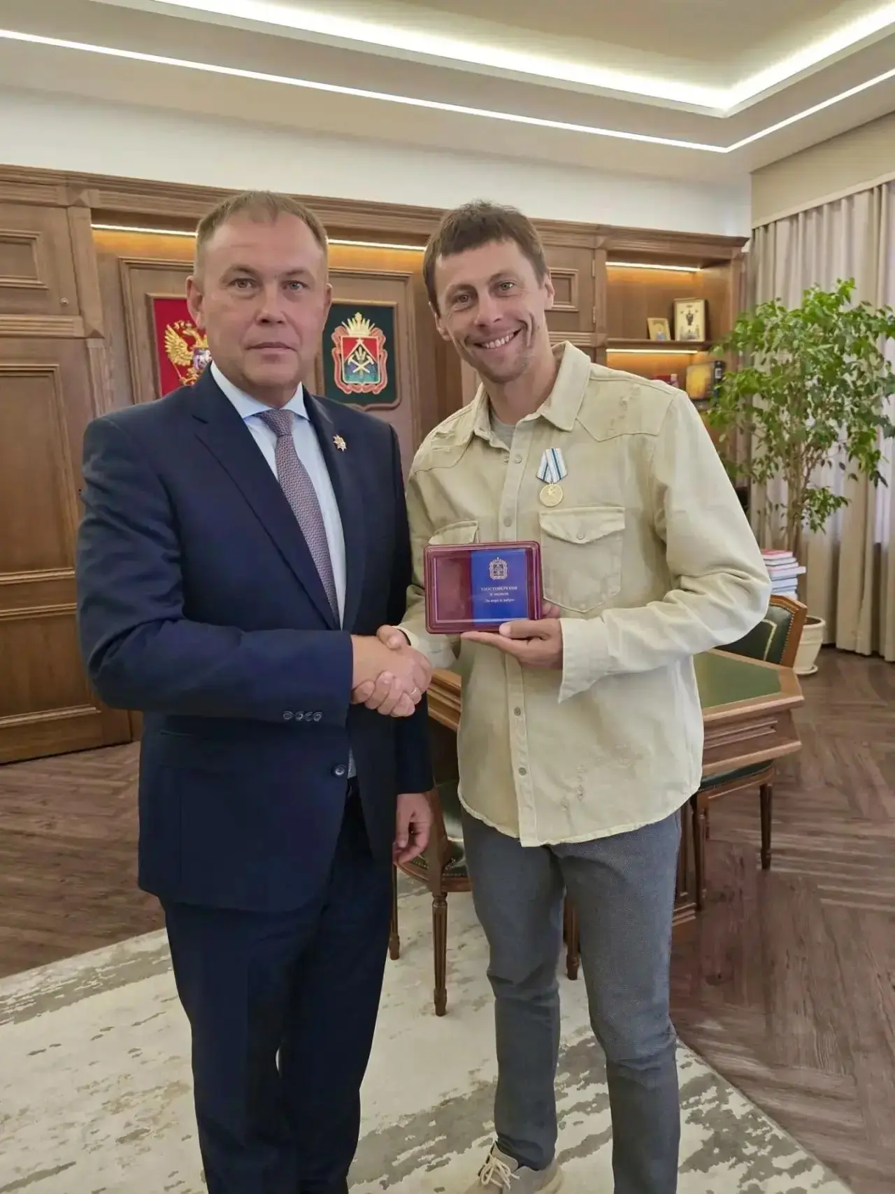 Поздравил с днем рождения нашего прославленного земляка — серебряного призера зимних Ол...