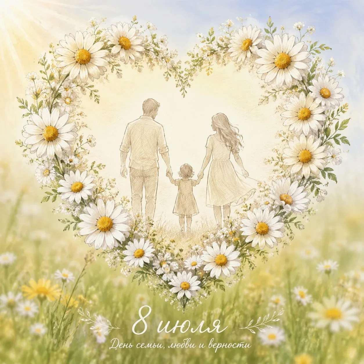 Почему именно 8 июля и при чем тут ромашка? 🌼

Друзья, сегодня, 8 июля 2026 года, мы отмечаем День 