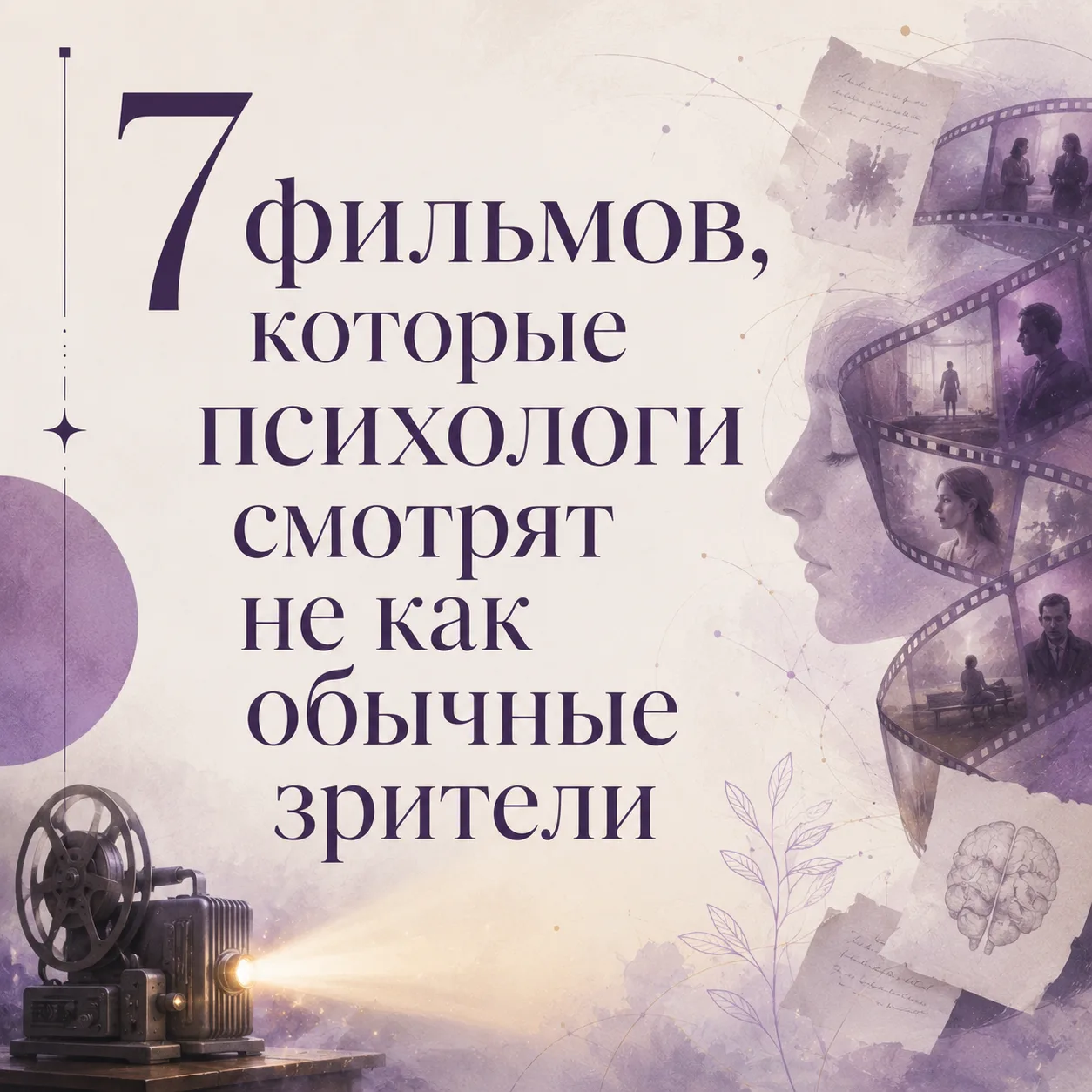 🎬 7 фильмов, которые психологи смотрят не как обычные зрители