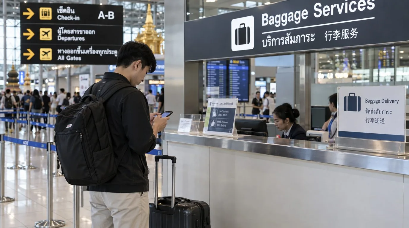 Thai Airways наняла почту развозить застрявший багаж по отелям