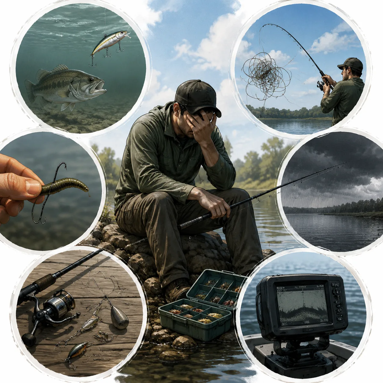 🎣 Ошибки, которые мешают поймать рыбу