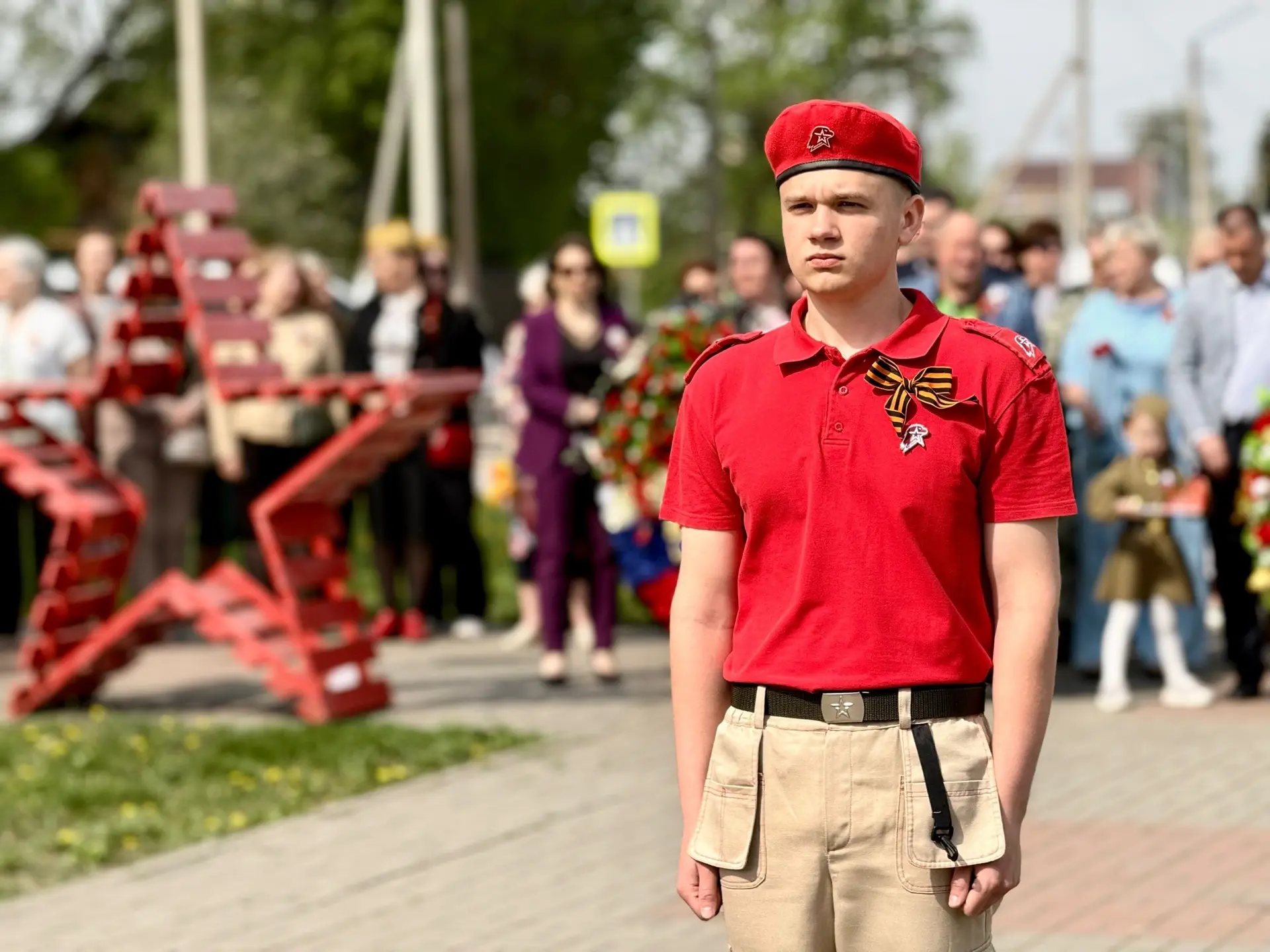 📍 В День Победы в селе Боринское состоялся торжественный митинг. Этот день навсегда останется в наши