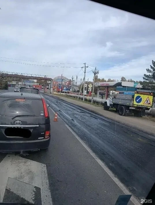 🚘Пятничный «подарок» от дорожников на шоссе Ленточный Бор