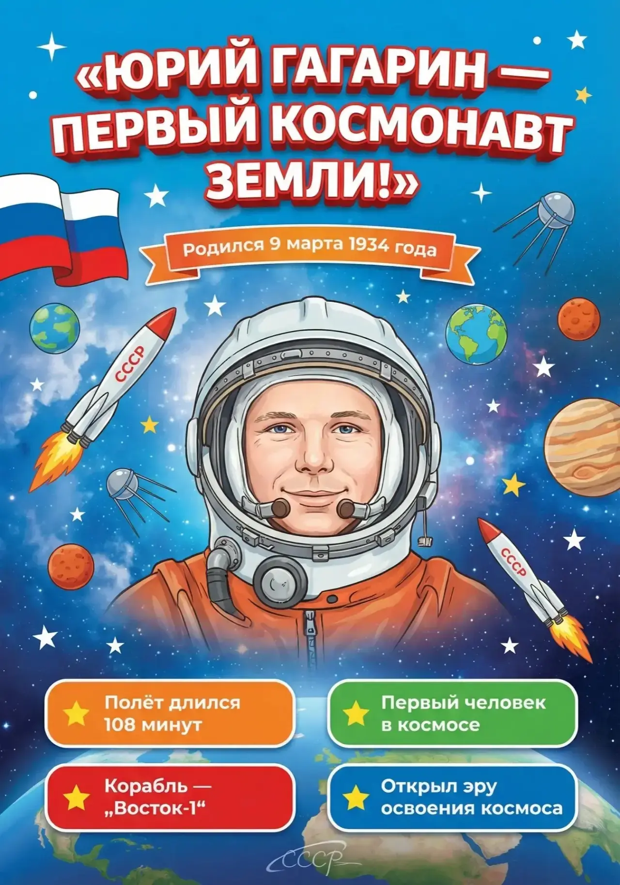 Детям о Космосе в карточках