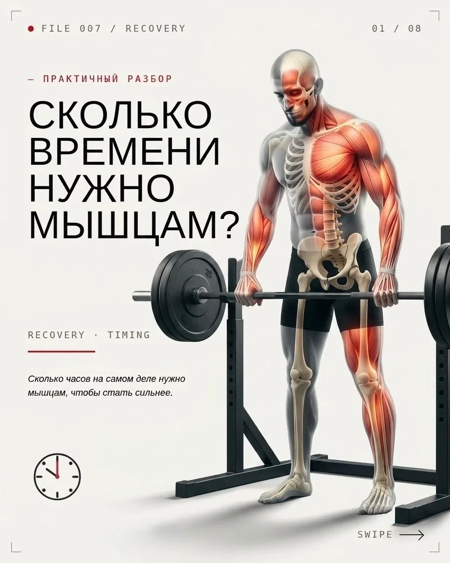 СКОЛЬКО ВРЕМЕНИ НУЖНО МЫШЦАМ ДЛЯ РОСТА