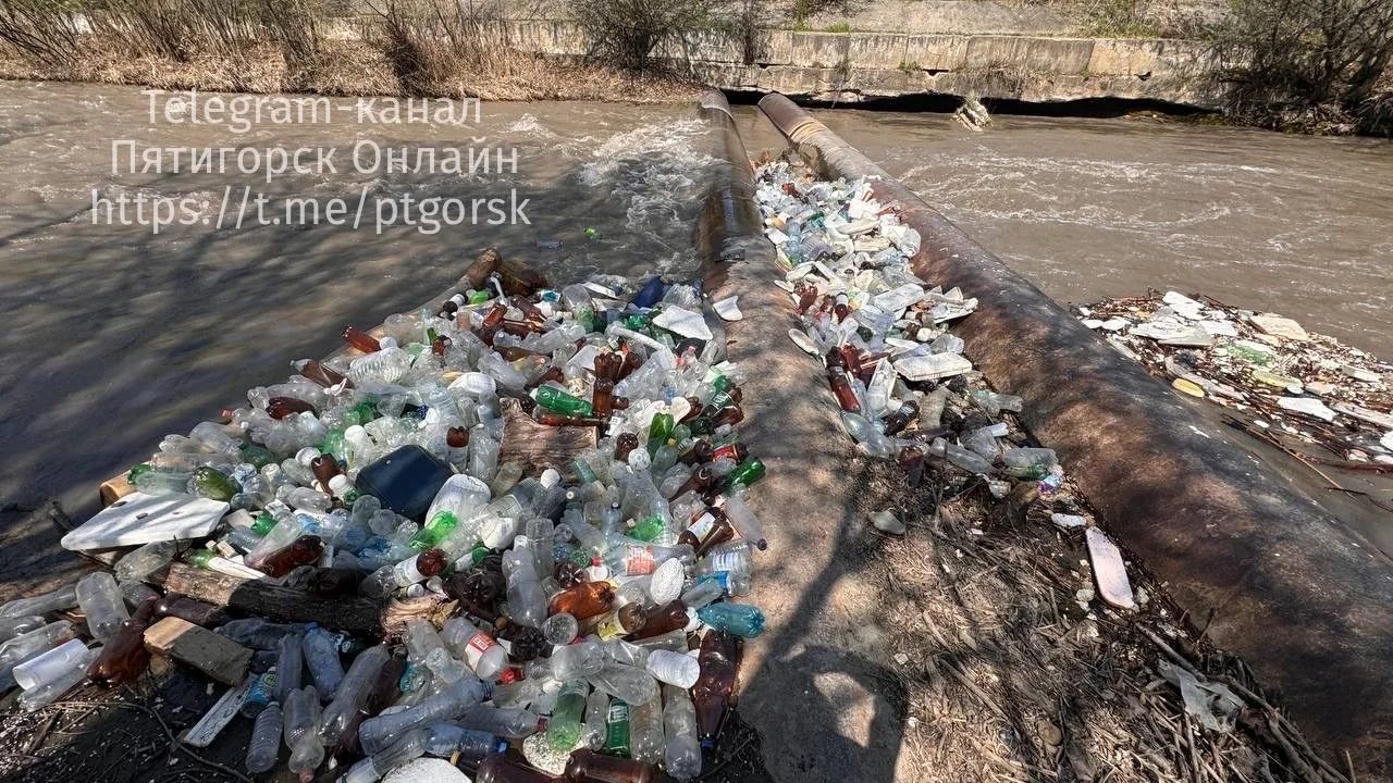 💬Здравствуйте, недалеко от автовокзала свалка бутылок на Подкумке, она с каждым днем копится и расте