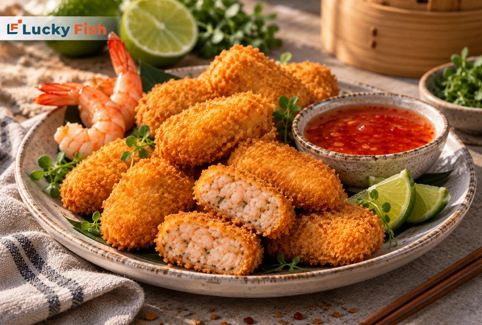 🍤 Ещё одна НОВИНКА от Fish&More - наггетсы из креветки в хрустящей панировке! 😍