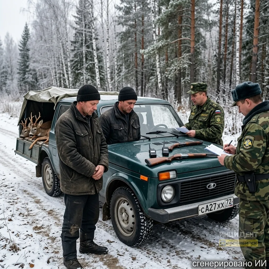 В НСО осудили браконьеров за отстрел двух косуль