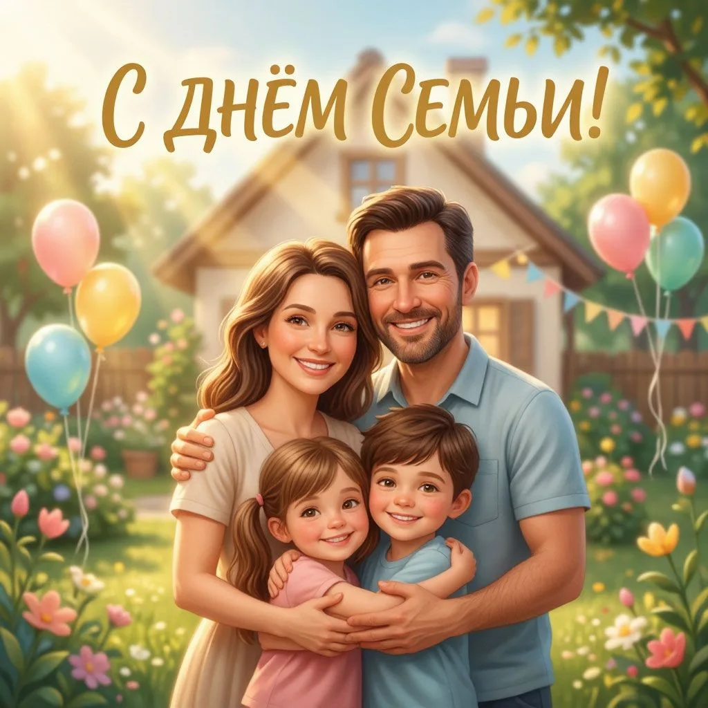 «Поздравляем с Днём семьи, любви и верности! 💐
Семья — первая школа любви, поддержки и вдохновения.