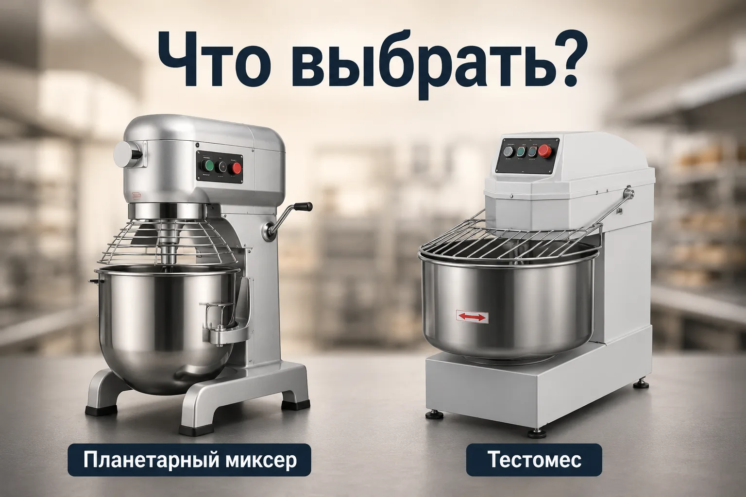 Планетарный миксер или тестомес — что выбрать?

Один из самых частых вопросов от клиентов, которые о
