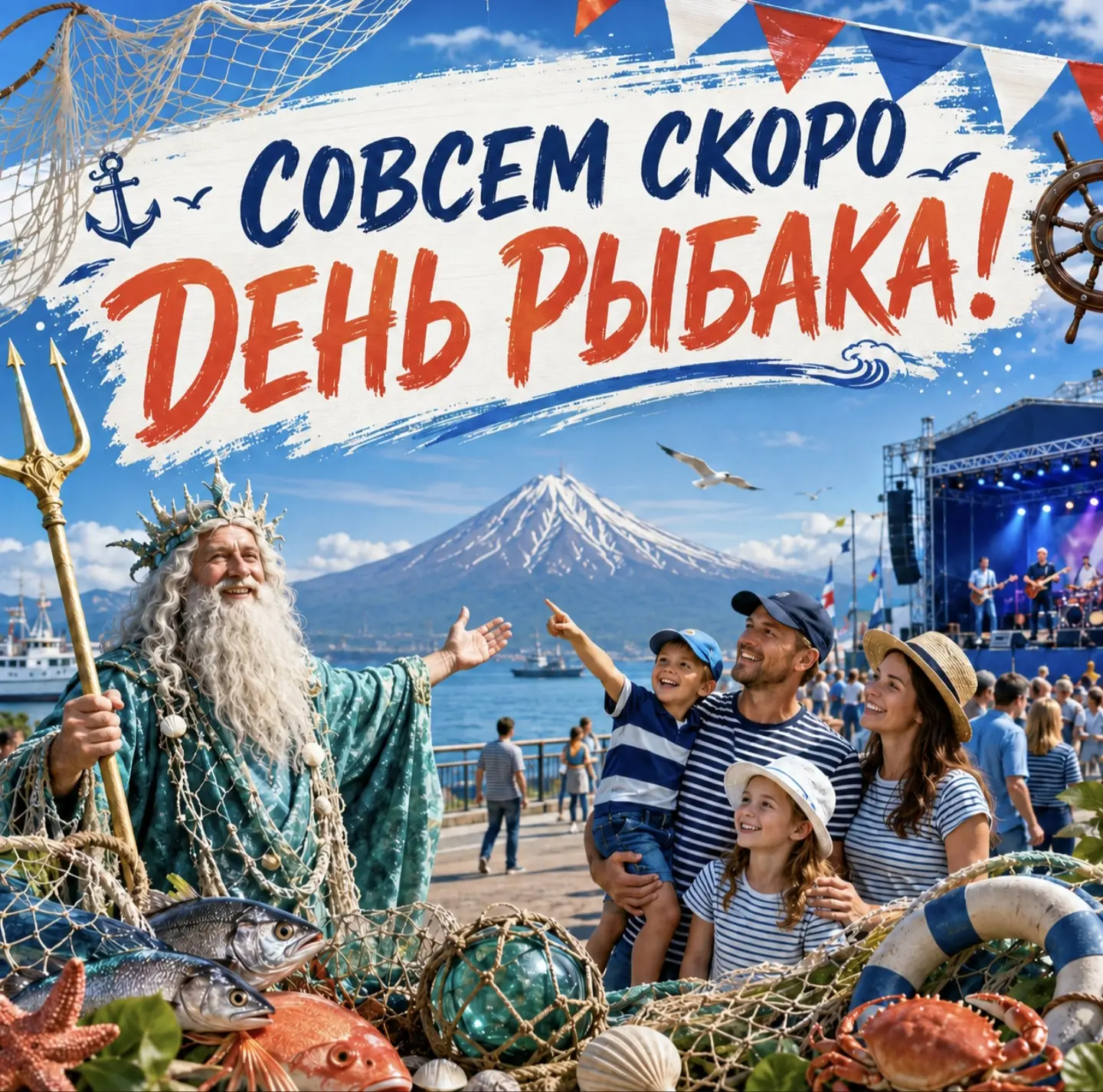 СОВСЕМ СКОРО ДЕНЬ РЫБАКА!

✅ Дорогие друзья, делимся с вами информацией о народных гуляниях на Камча