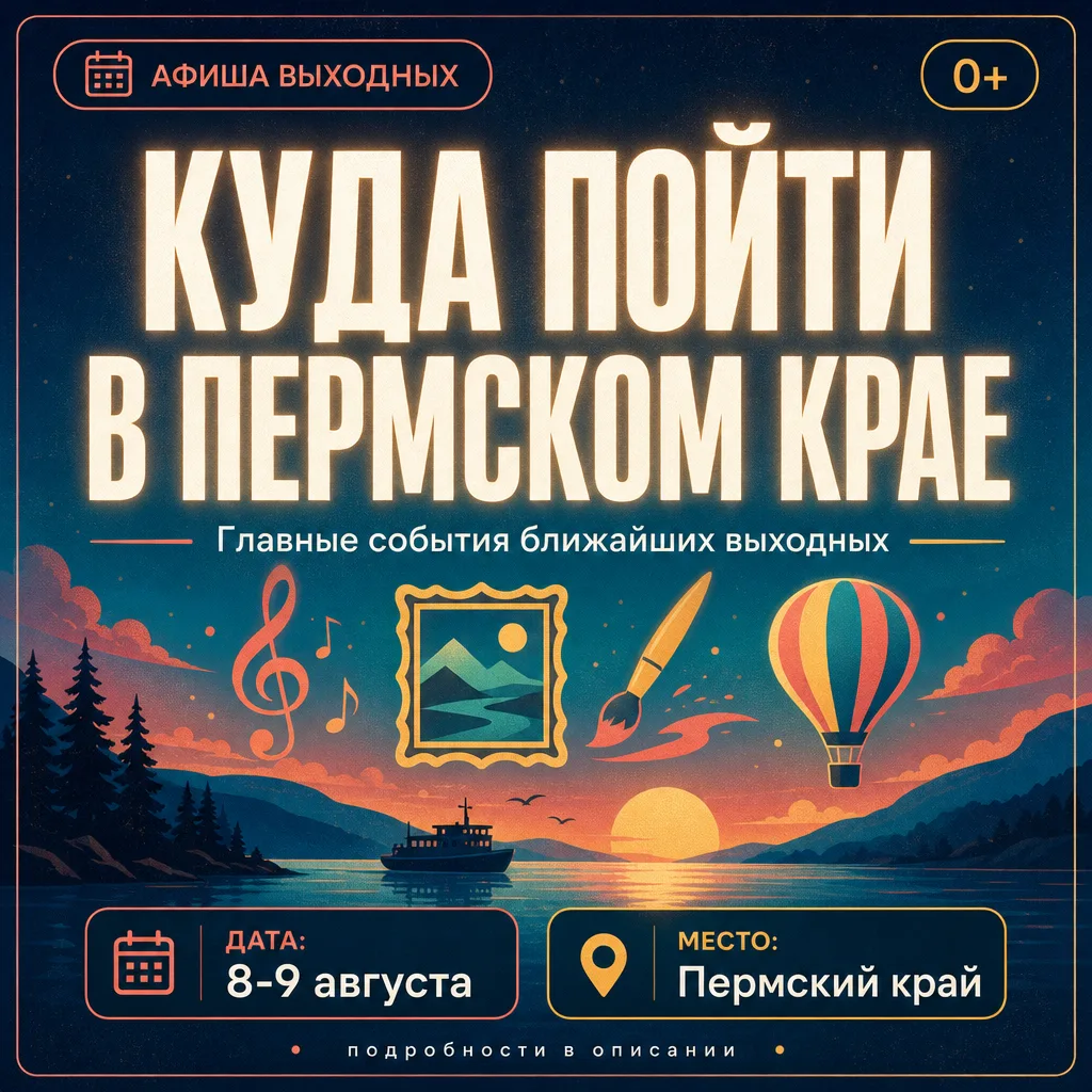 Афиша музыкальных и фестивальных выходных в Пермском крае
