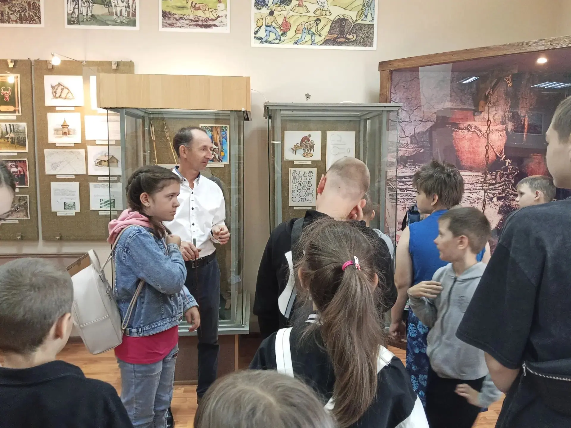 В рамках регионального проекта "Культурная суббота " сегодня учащиеся, посещающие пришкольный лагерь