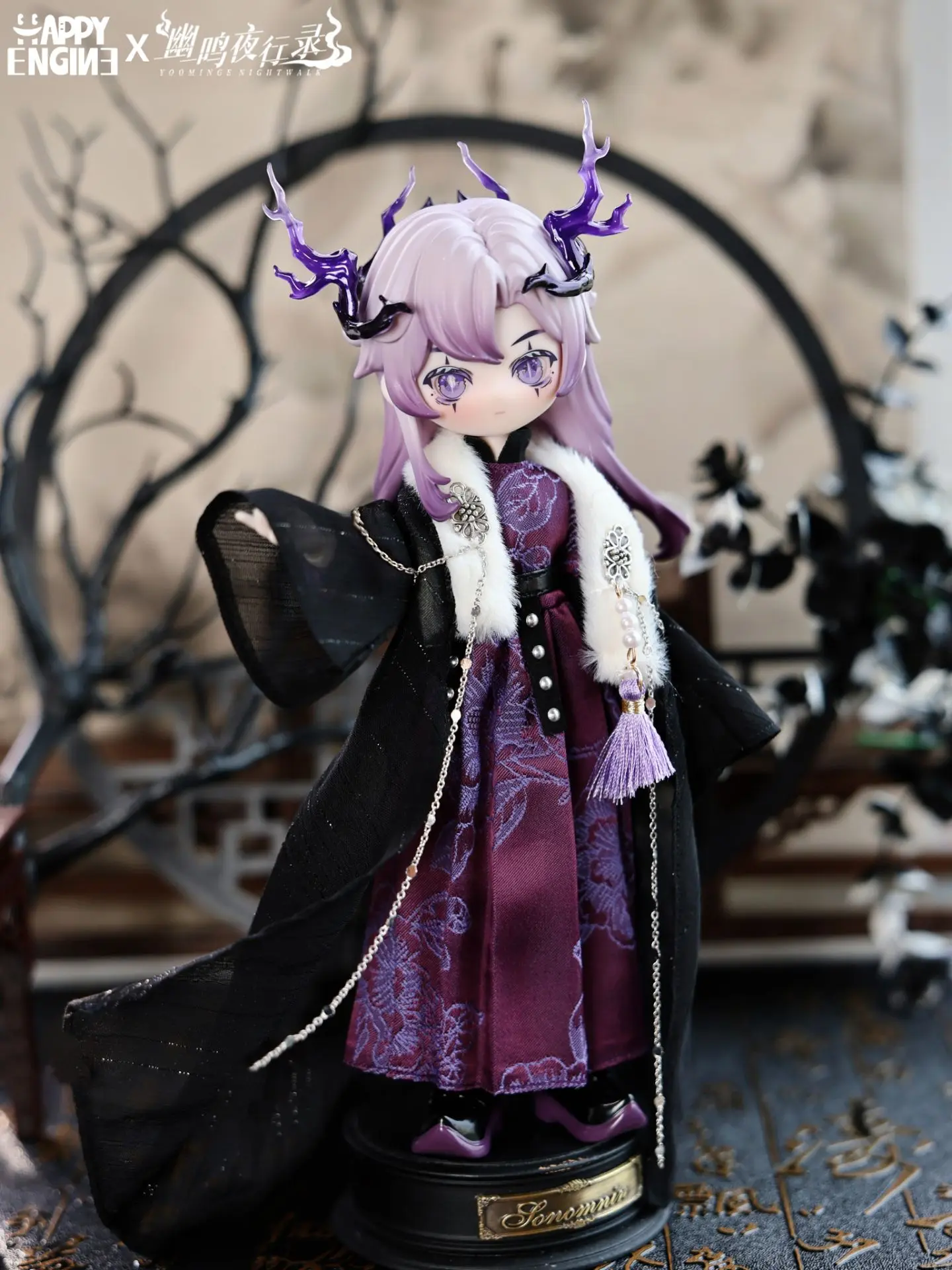 Секретка YOOMINGE NIGHTWALK · BLACK a MOUNTAIN EMBER (HIDDEN STYLE) #BJD #doll #happyengine#luckyemm