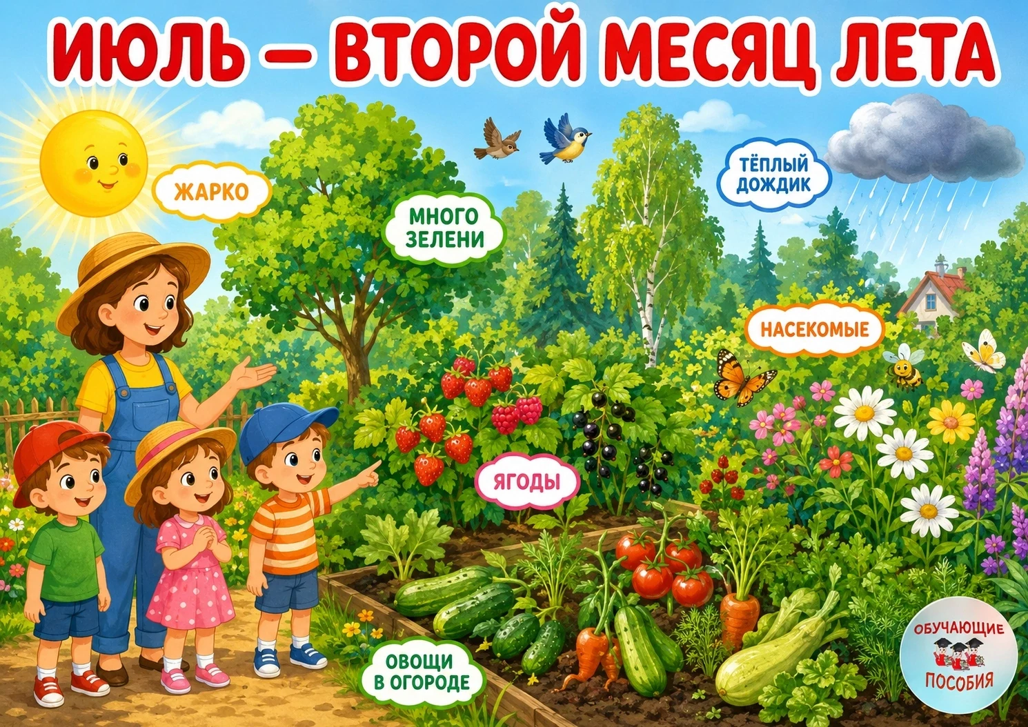 👋 Лето в самом разгаре, и второй месяц лета — это настоящее приключение! 🌞

Расскажите своему ребё