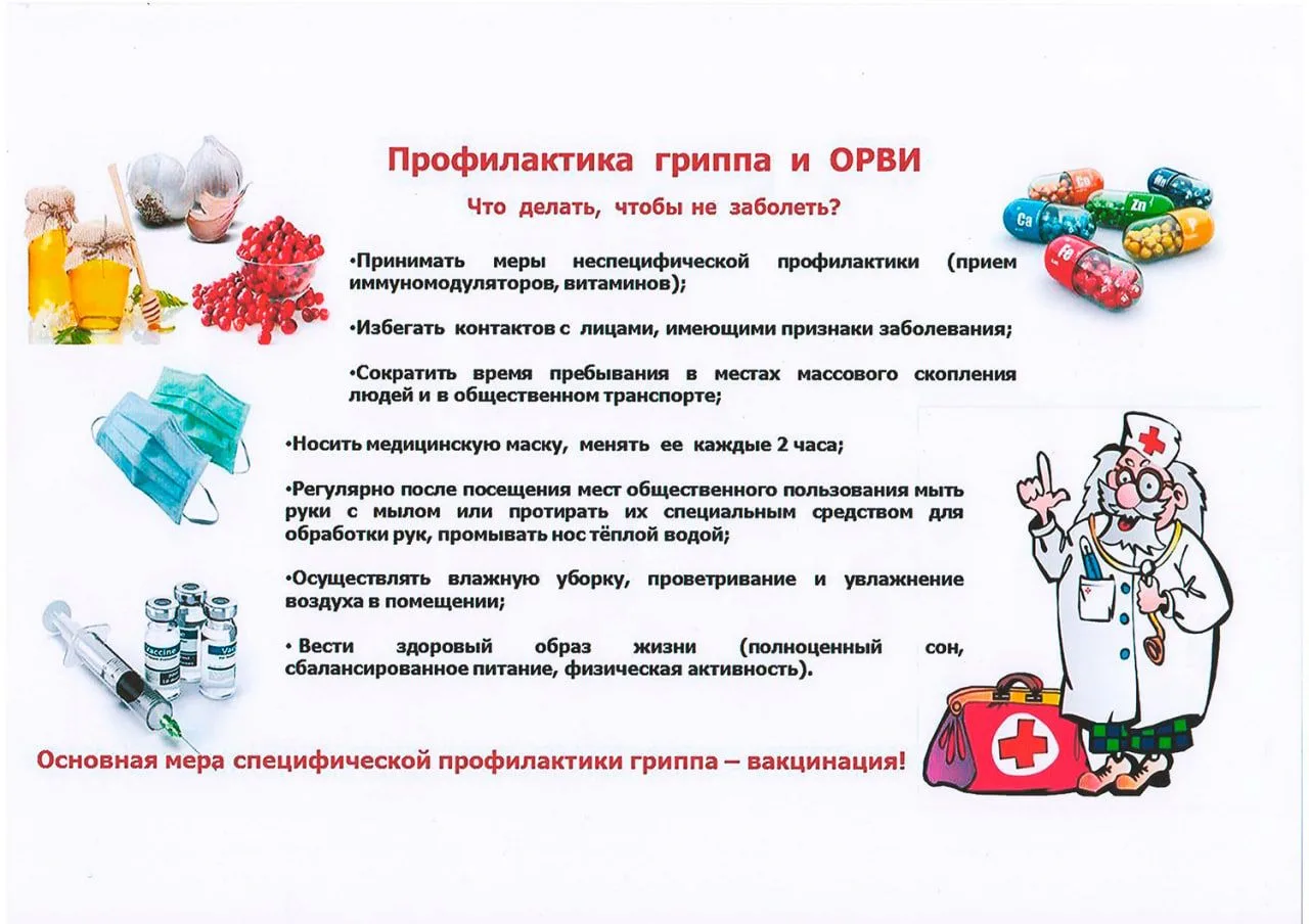 ПРАВИЛА ПРОФИЛАКТИКИ ГРИППА: