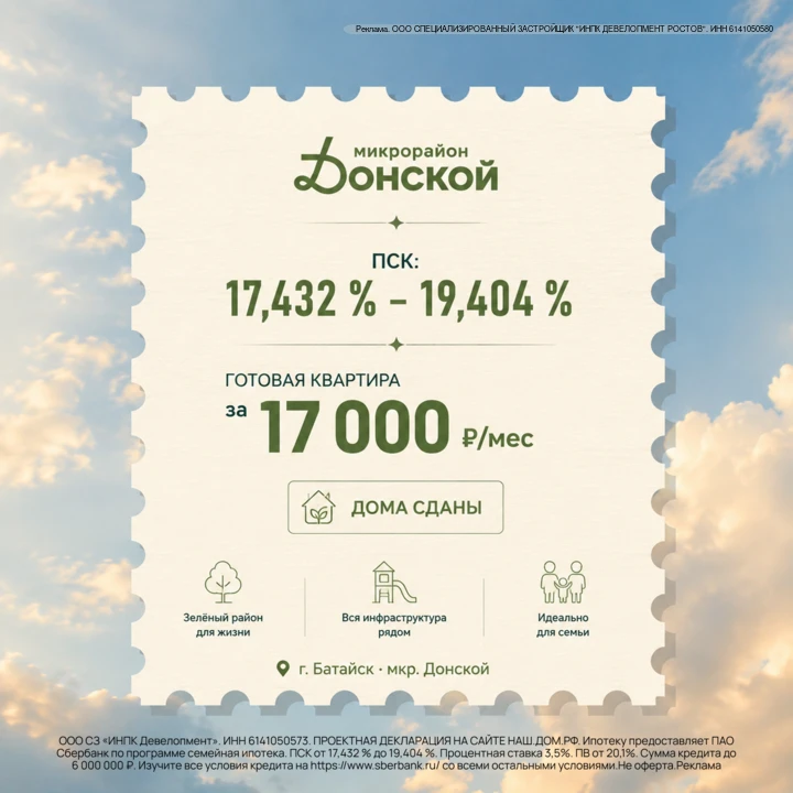 Готовая квартира за 17 000 ₽/мес  💰