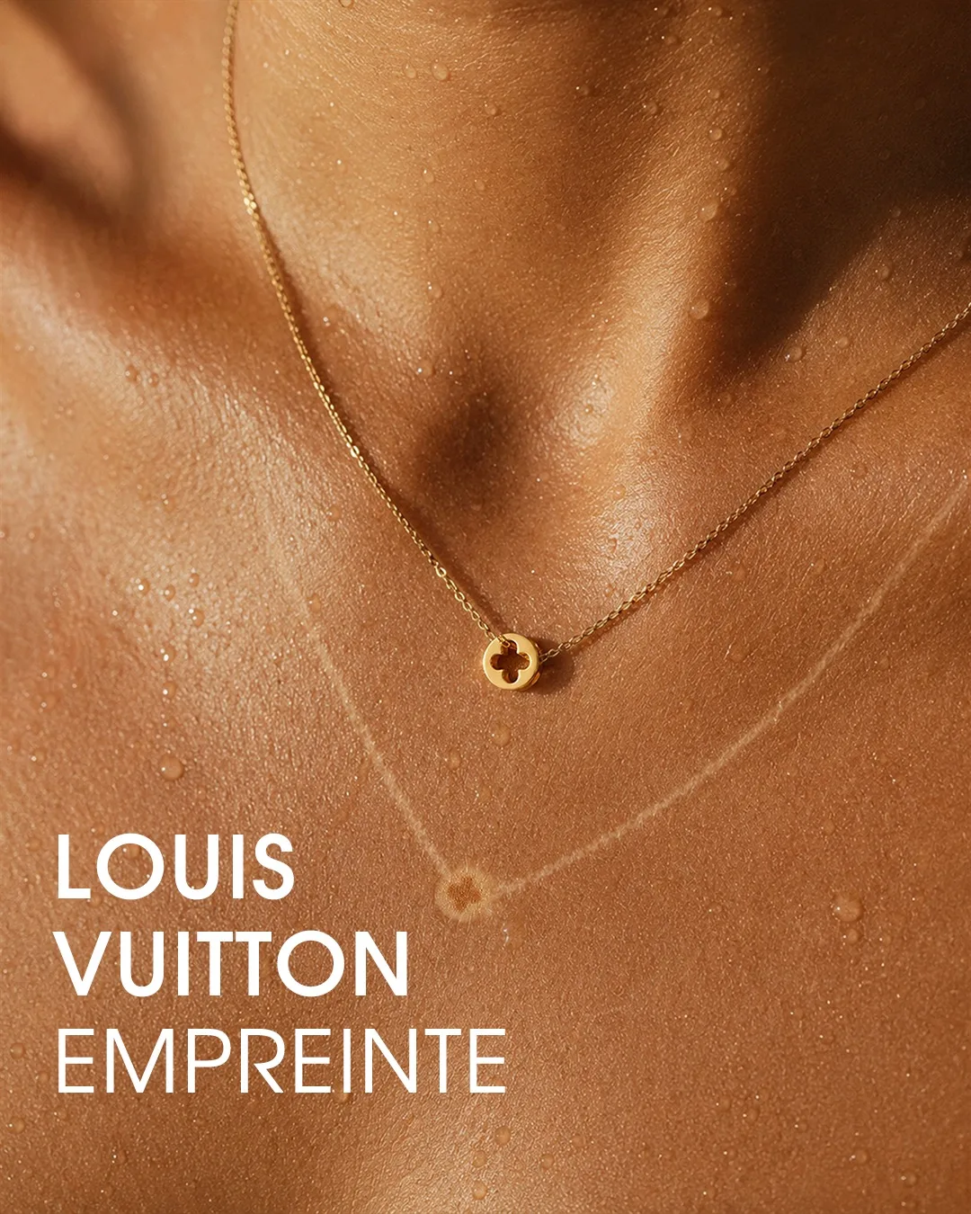 Подвеска Louis Vuitton Empreinte из желтого золота