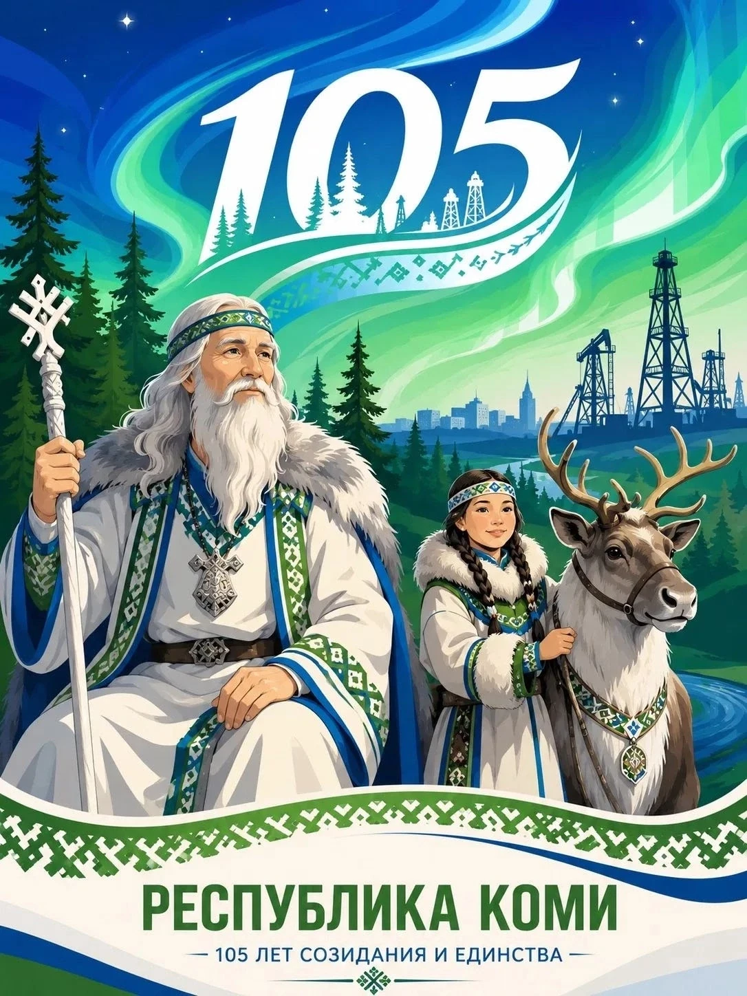 💙💚🤍 105 лет — это не просто цифра, это целая летопись трудовых подвигов и сурового, ...