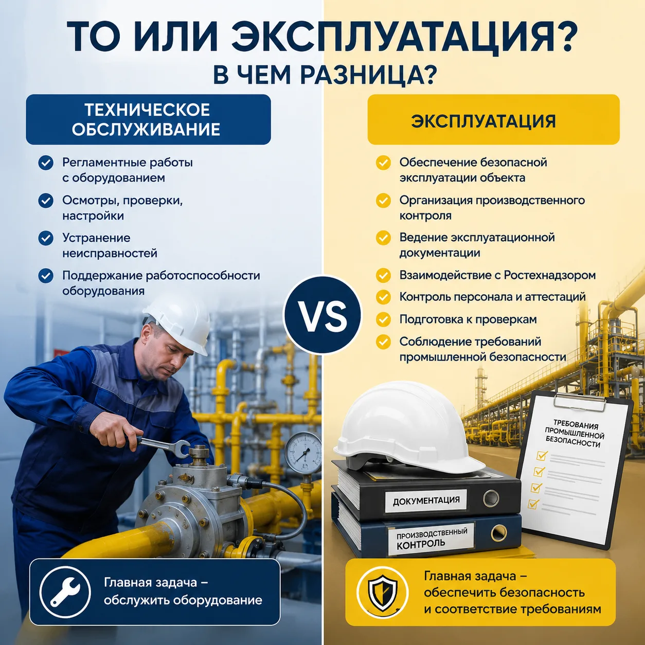 ТО или эксплуатация? Многие собственники считают, что это одно и то же. Но это не так.
❓ В чем разни
