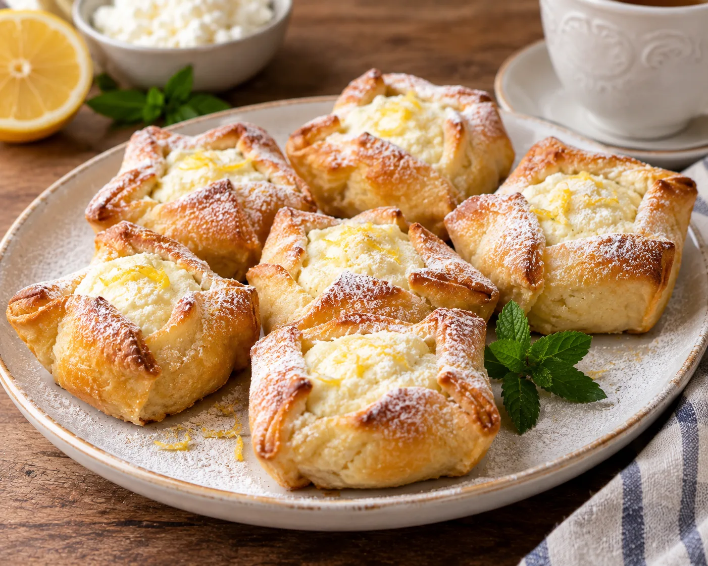 🇮🇹 ИТАЛЬЯНСКИЕ СОФФИОНИ С ТВОРОГОМ — НЕЖНЫЕ ПИРОЖНЫЕ! 🧁