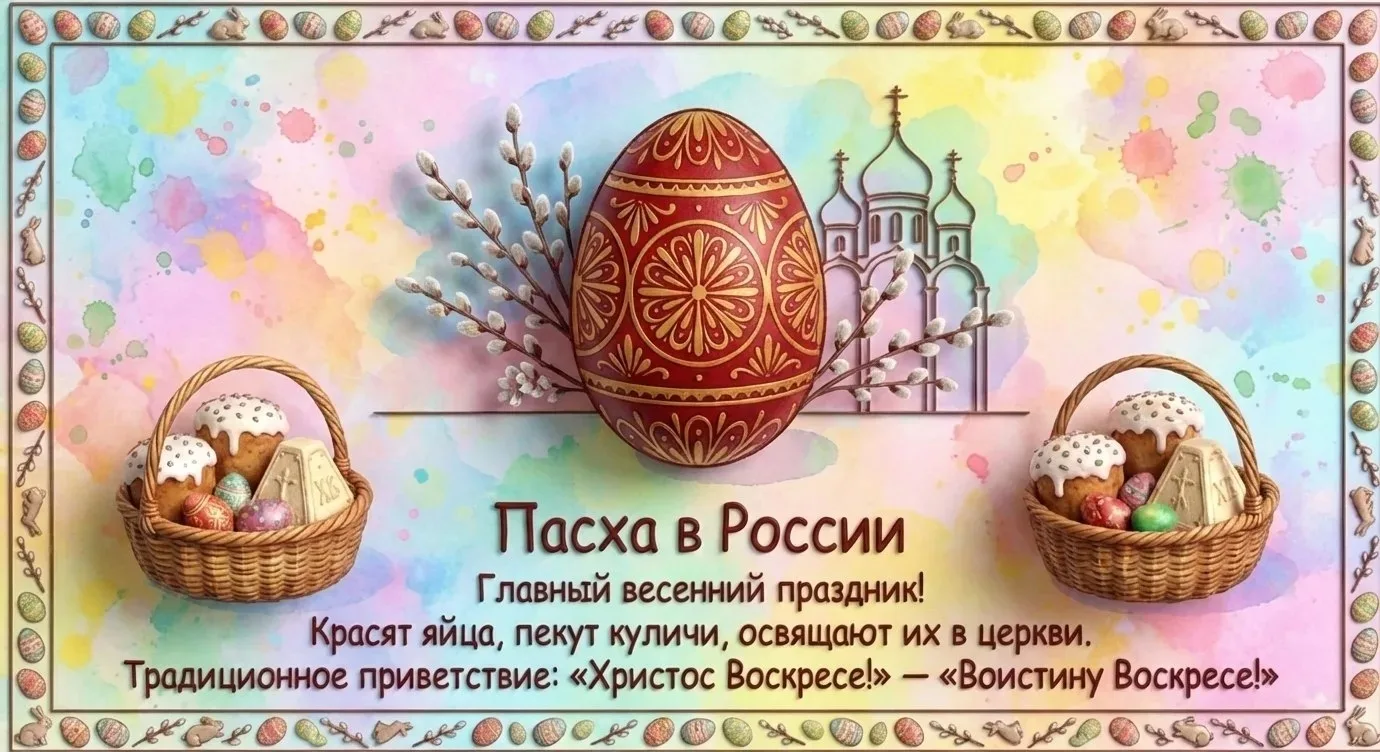 🌍✨ Пасха по всему миру: традиции и обычаи ✨🌍