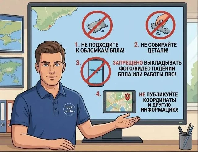 🚨 Памятка при работе ПВО по БПЛА