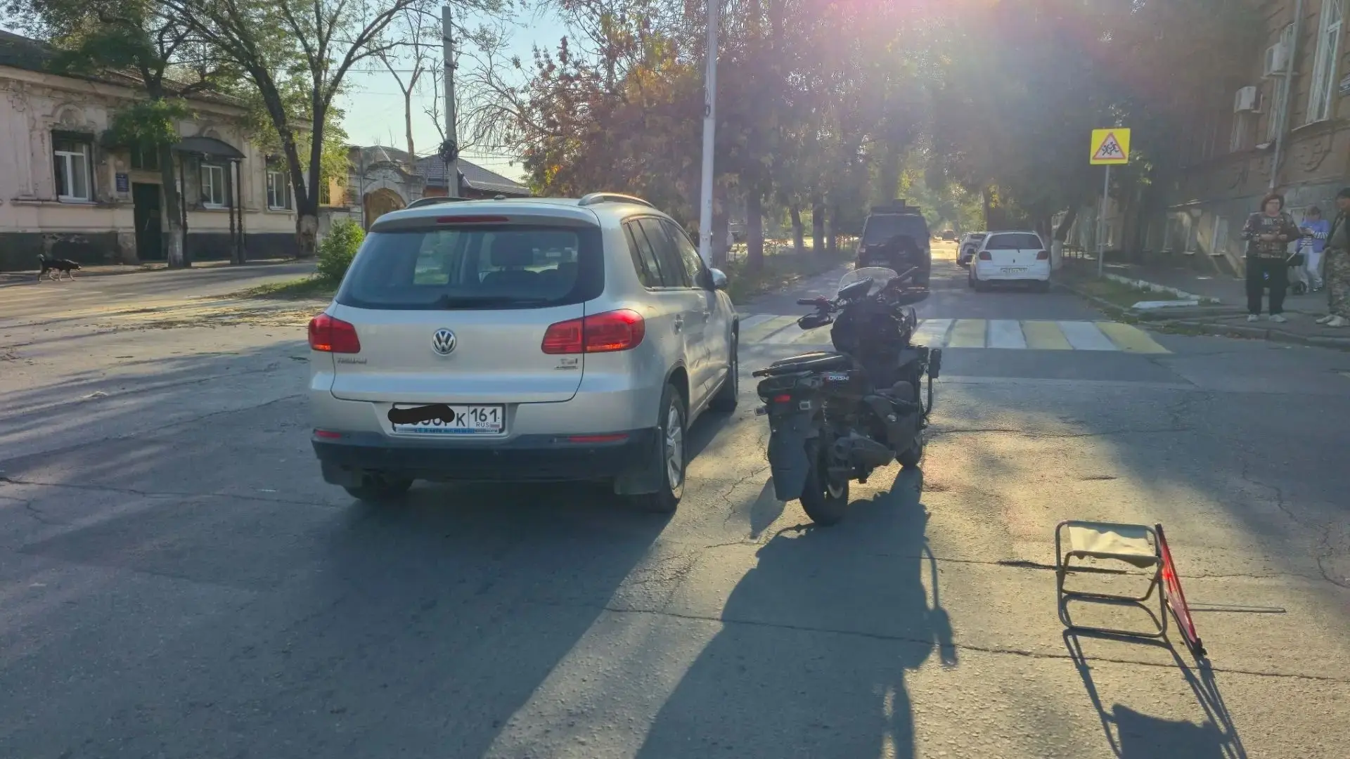 В Новочеркасске в ДТП пострадала 32-летняя женщина на скутере
