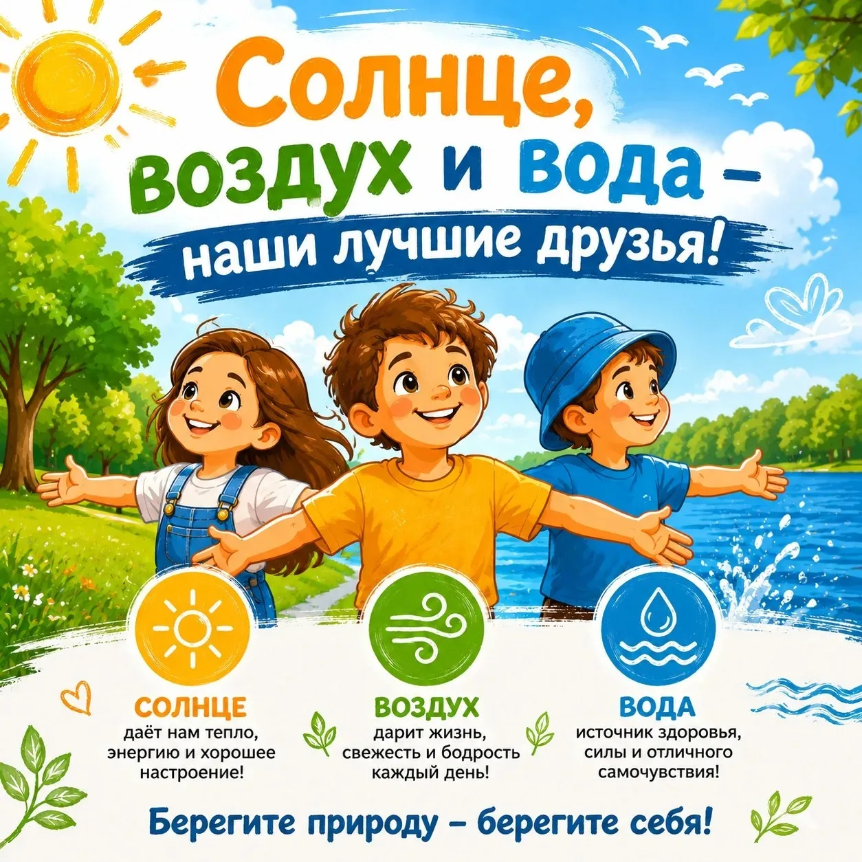 Лето— время солнца, тепла и активных игр на свежем воздухе. Чтобы каникулы приносили только радость,