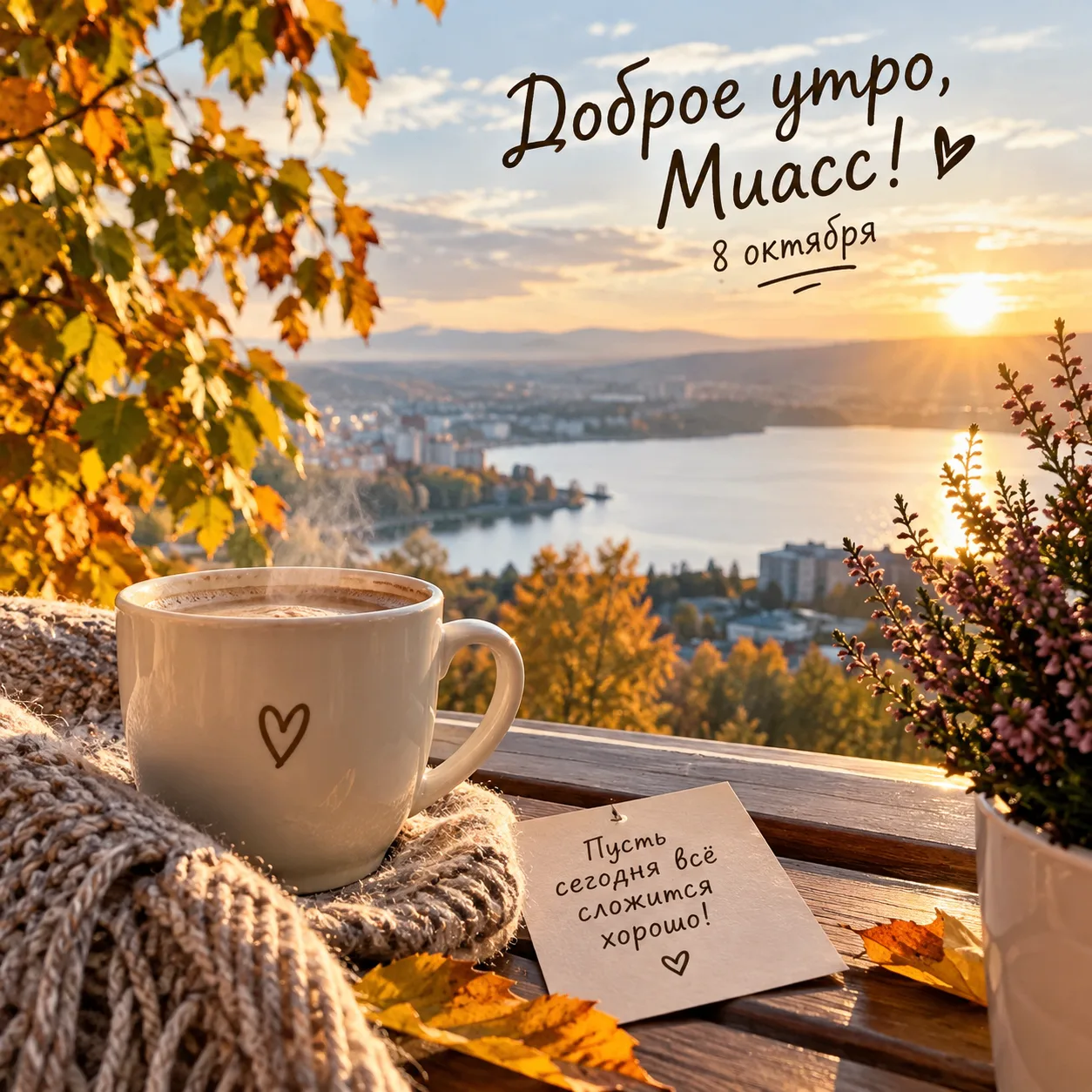 Доброе утро, Миасс!  Встречаем новый день 🍂Осень уже вовсю напоминает о себе: прохладн...