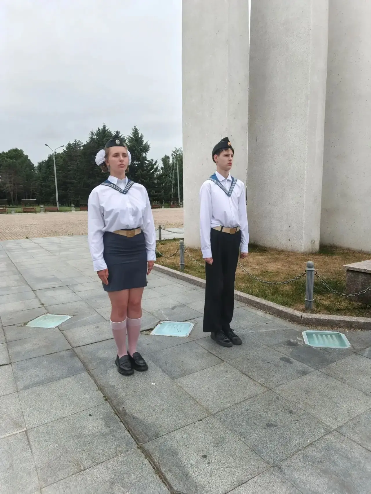 Сегодня знаменательный день для МОУ Лицея №33! Наш Почётный караул торжественно заступи...