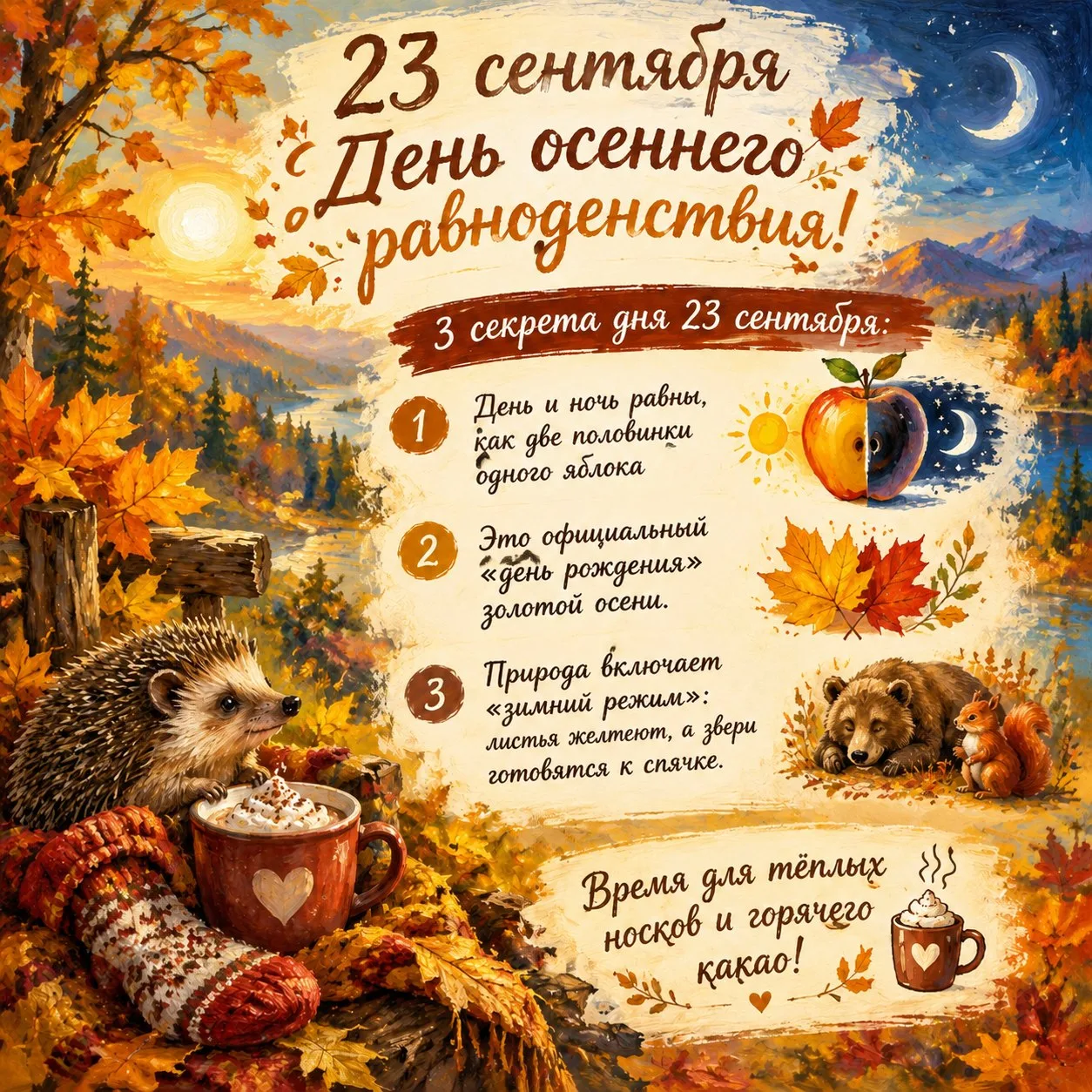День сравнялся с ночью!