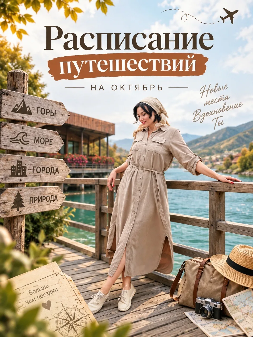 РАСПИСАНИЕ ПУТЕШЕСТВИЙ НА ОКТЯБРЬ🌞