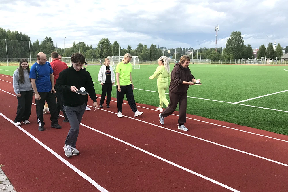 В поселке Ильинско-Подомское День семьи, любви и верности отметили веселыми стартами!