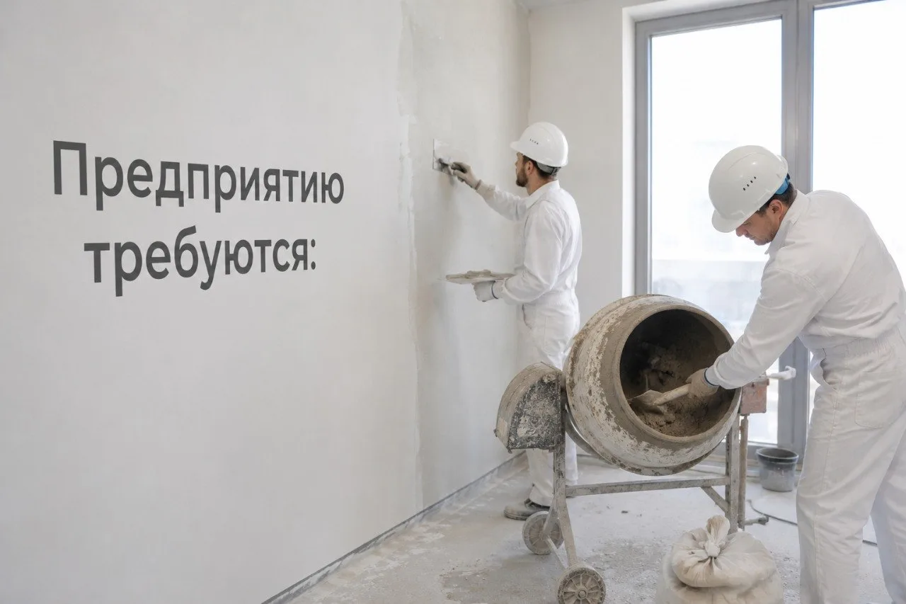 ❗Предприятию требуются: 

Маляры-штукатуры 

Специалисты по полусухой стяжки пола.  

▪️Для выполнен
