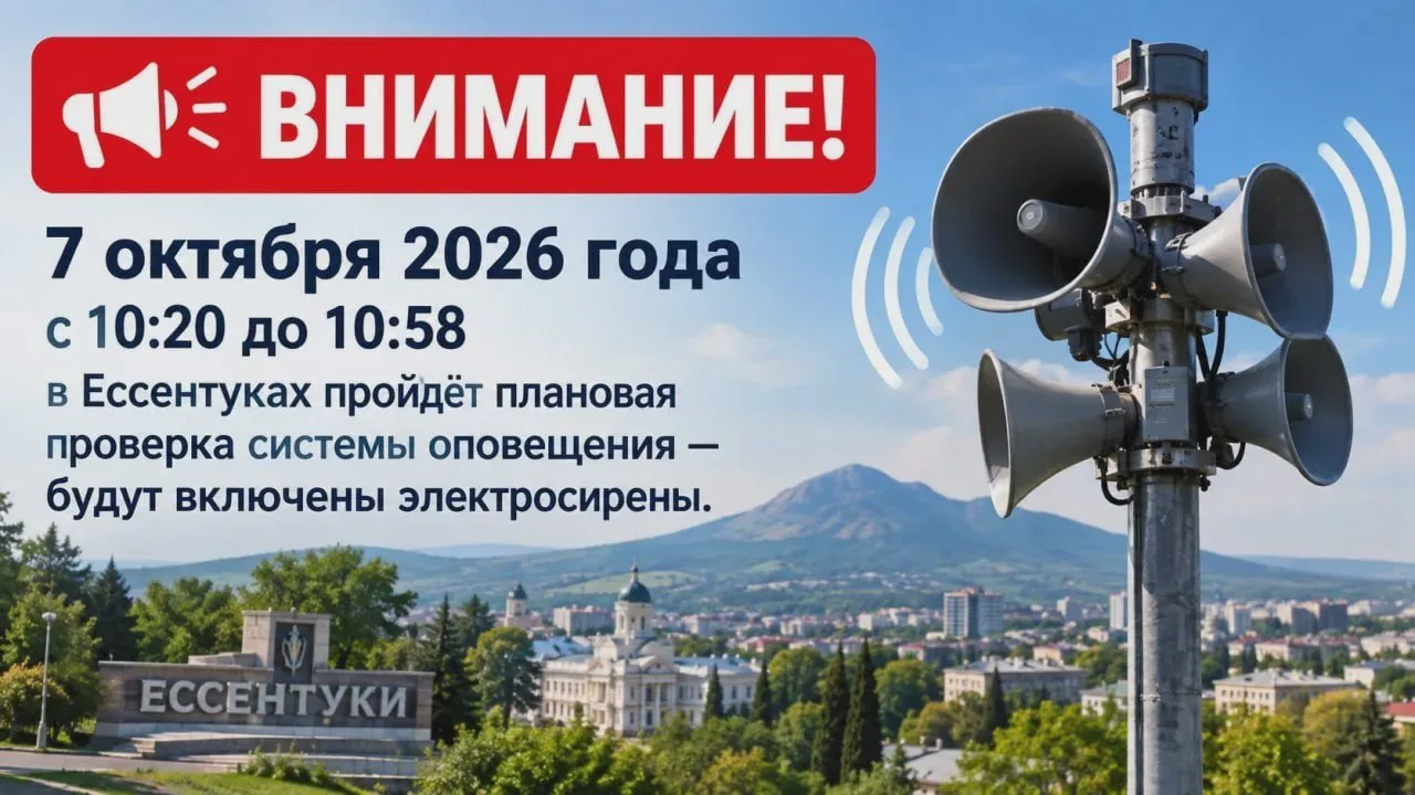 📢 7 октября проверят систему оповещения: включат сирены